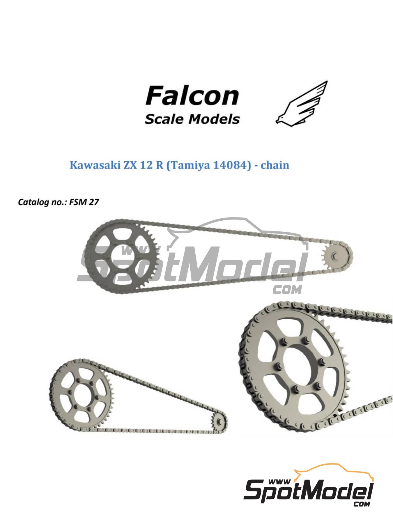 Falcon Scale Models FSM027 Chain set 1/12 scale Kawasaki ZX12R for